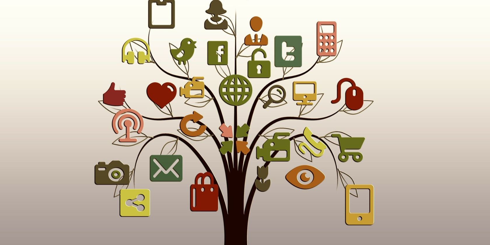 Network throttling and prioritization represented on a tree