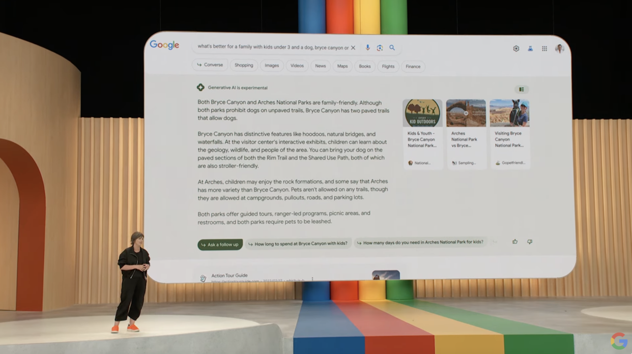 Google I/O: جستجو