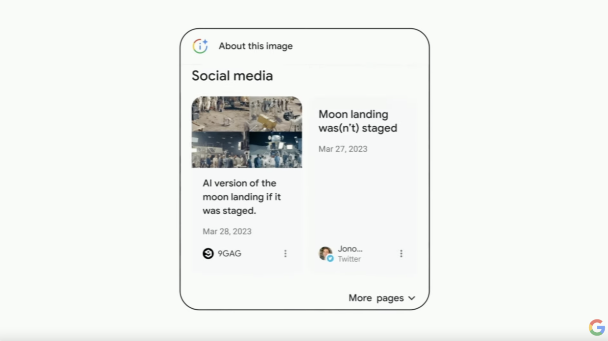 Google I/O: اطلاعات نادرست