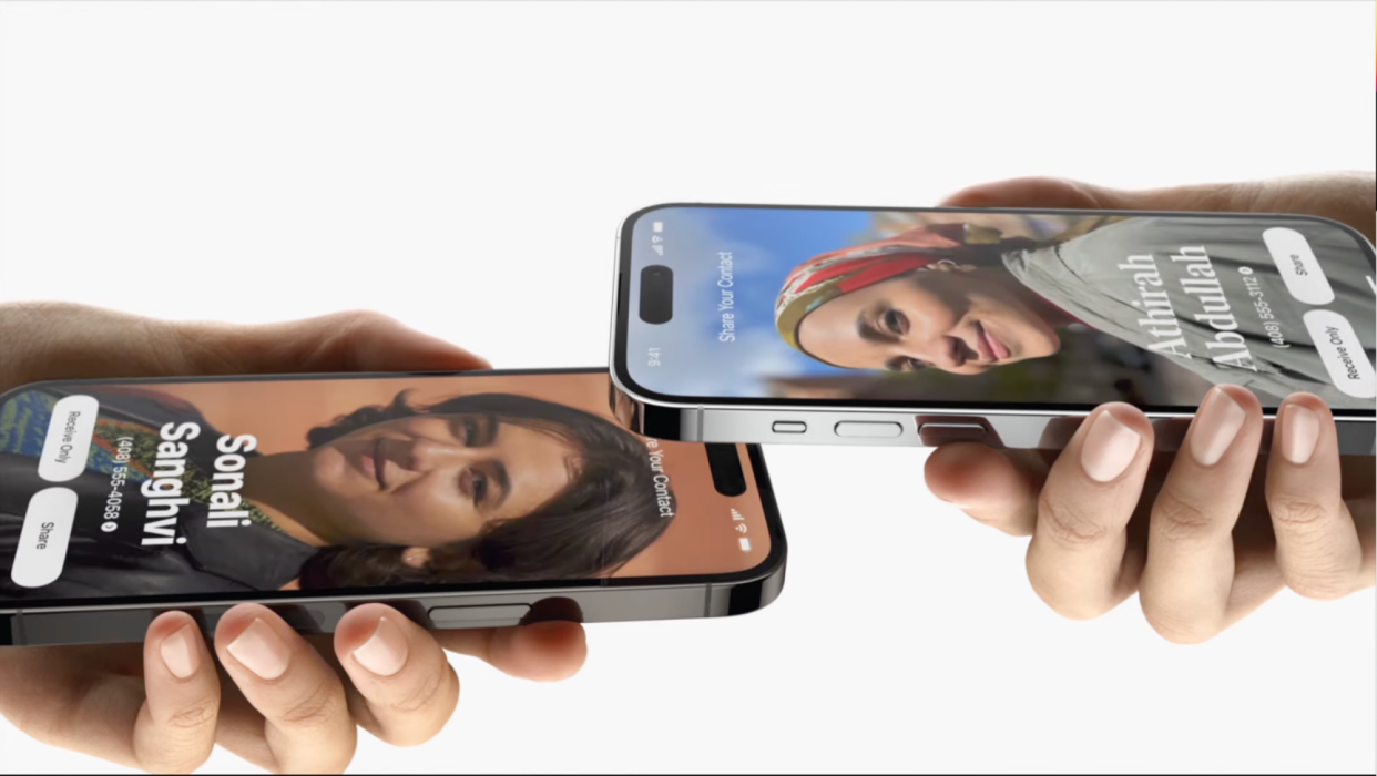 Airdrop و Namedrop
