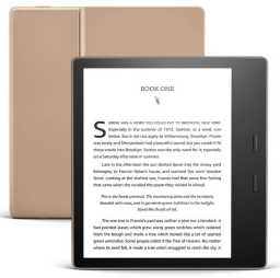 Kindle Oasis با پشتی طلایی شامپاین