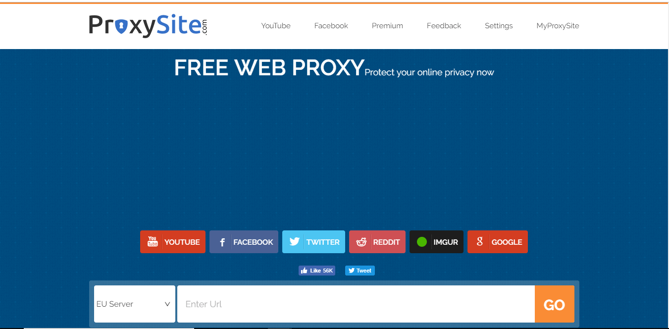 Proxysite.com - سایت پراکسی وب رایگان