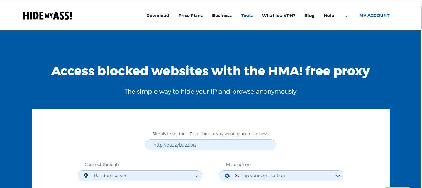 پراکسی رایگان HideMyAss