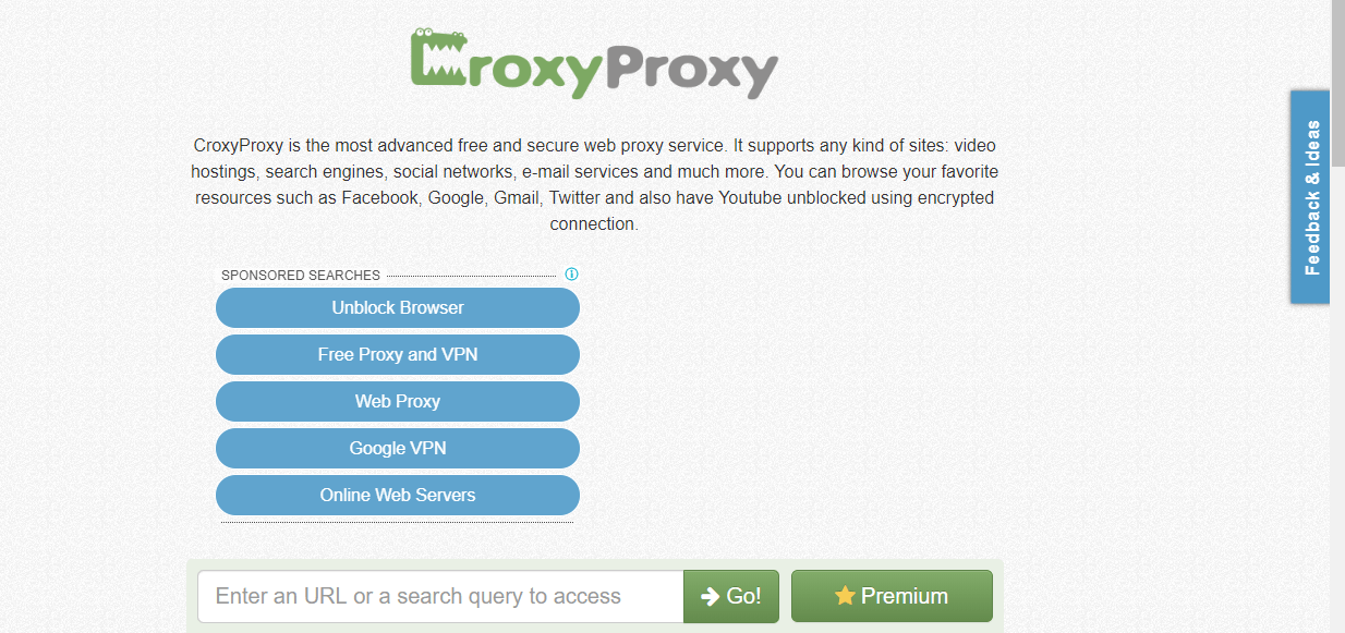 Croxyproxy - سرویس پروکسی وب